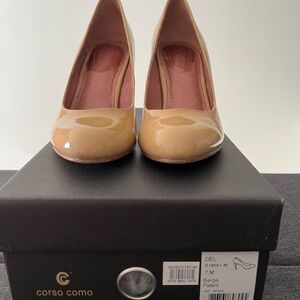 Corso Como Beige Patent Women Shoes